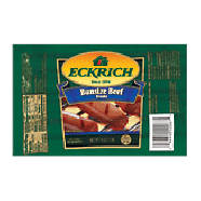 Eckrich  beef bunsize franks, 8 ct 16oz