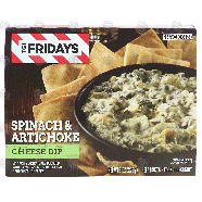 T.G.I. Friday's  spinach & artichoke cheese dip, snack size 8-oz