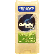 Gillette Power Rush clear gel anti-perspirant/deodorant 4oz