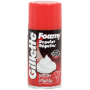 Gillette Foamy regular shaving cream 11oz
