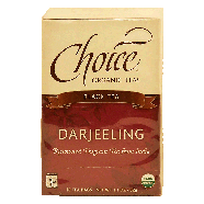 Choice  darjeeling organic black tea, 16-bags 1.1oz