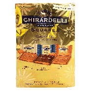 Ghirardelli Squares caramel trio; milk & vanilla caramel, dark 27.14oz