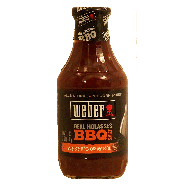Weber Real Molasses BBQ Sauce weber's original, all natural, no co18oz