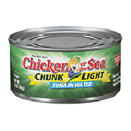 Chicken Of The Sea Tuna chunk light in spring water 12oz