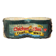 Chicken Of The Sea  chunk white albacore tuna in water, 4 - 5oz can 4pk