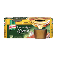 Knorr homestyle Stock chicken concentrated stock, 4 plastic cups4.66oz
