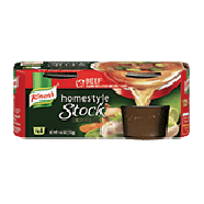 Knorr homestyle Stock beef concentrated stock, 4-plastic cups 4.66oz