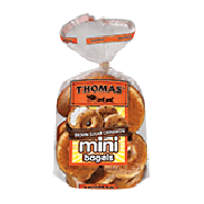 Thomas' Bagels Mini Brown Sugar Cinnamon 12 Ct 20oz