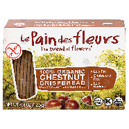 Le Pain des fleurs  100% organic chestnut crispbread, gluten free4.4oz
