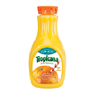 Tropicana  100% pure reduced acid orange juice, low pulp 59fl oz