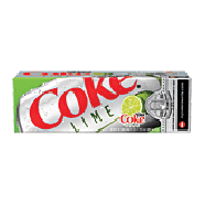 Diet Coke Lime Cola 12 Oz Fridge Pack 12pk
