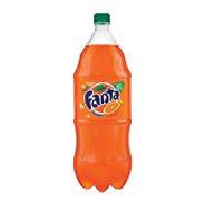 Fanta  orange flavored soda, caffeine free 2L