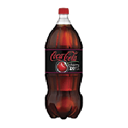 Coca-Cola Zero cherry flavored zero calorie cola 2L