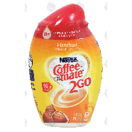 Nestle Coffee-mate 2Go; triple strength creamer, hazelnut coffe3-fl oz