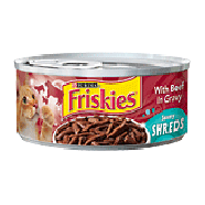 Friskies  savory shreds with beef in gravy 5.5oz