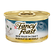 Fancy Feast Cat Food Marinated Morsels Beef Feast In Gravy 3oz