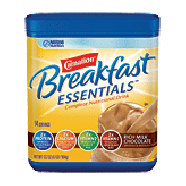 Nestle Carnation Breakfast Essentials; rich milk chocolate dry d17.7oz