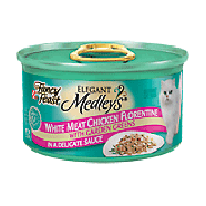 Fancy Feast Elegant Medleys Cat Food Chicken Florentine In Sauce w/3oz