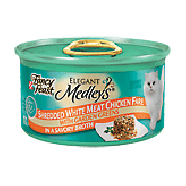 Fancy Feast Elegant Medleys Cat Food Shredded Chicken Fare In Broth3oz