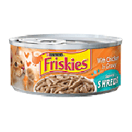 Friskies  savory shreds with chicken in gravy 5.5oz