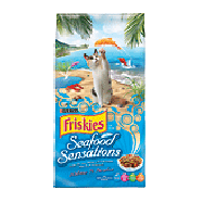 Purina Friskies Seafood Sensations; dry cat food ocean fish, albac16lb