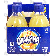 Orangina  sparkling citrus beverage with orange pulp, 4- 10 fl oz 4-pk