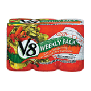 V8 Vegetable Juice 100 % 5.5 Oz 6pk
