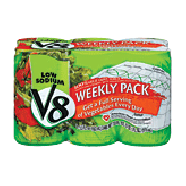 V8 Vegetable Juice 100% Low Sodium 5.5 Oz 6pk