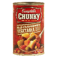 Campbell's Chunky old fashioned vegetable beef soup that eats li18.8oz