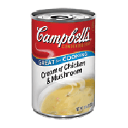 Campbell's Great For Cooking cream of chicken & mushroom conden10.75oz