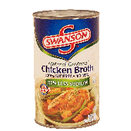 Swanson Natural Goodness chicken broth 100% fat free 49oz