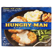 Hungry-Man  country fried chicken, with home-style gravy, mashed 16-oz