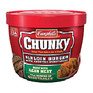 Campbell's Chunky Soup Rts Sirloin Burger w/Country Vegetables  15.25oz