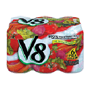 V8 Vegetable Juice 100% 11.5 Oz 6pk