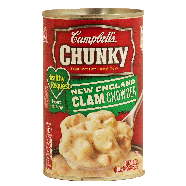 Campbell's Chunky Healthy Request; new england clam chowder read18.8oz