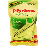 Plackers Micro Mint dental flossers, freshen breath  90ct