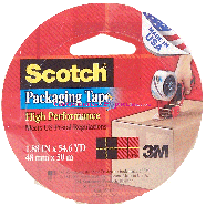 Scotch Packaging super strength for heavy packages, 1.88in x 54.6yd1ct