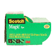 Scotch Magic 3m magic tape, 3/4 in x 300 in  3pk