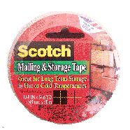 Scotch  mailing & storage tape, 1.88 in x 54.6 yd  1ct