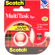 Scotch Multi Task gloss finish tape in dispenser, 3/4 x 650 in  1ct