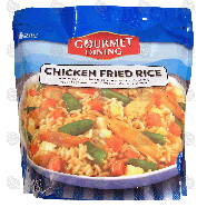 Gourmet Dining  chicken fried rice, white meat chicken w/ vegetab28-oz