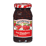 Smucker's  red raspberry preserves 12oz