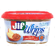 Jif Whips creamy whipped peanut butter, ready to spread 15oz