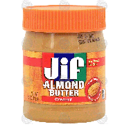 Jif  almond butter spread, creamy 12oz