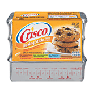 Crisco Shortening Sticks All Vegetable Butter 3 Ct 20oz