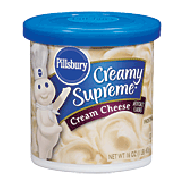Pillsbury Creamy Supreme cream cheese frosting 16oz