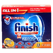 Finish All in 1 orange scent automatic dishwasher tablets with 314.1oz