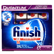 Finish Powerball quantum max; automatic dishwasher detergent conce 25ct