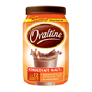 Ovaltine  chocolate malt flavor, just add milk 12oz