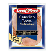 Land O' Frost  canadian bacon with natural juices, naturally hickor6oz